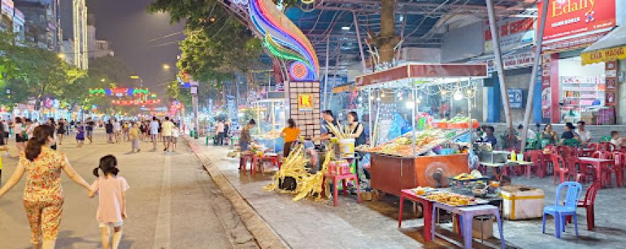 Phố Đi Bộ Ven Sông Bằng