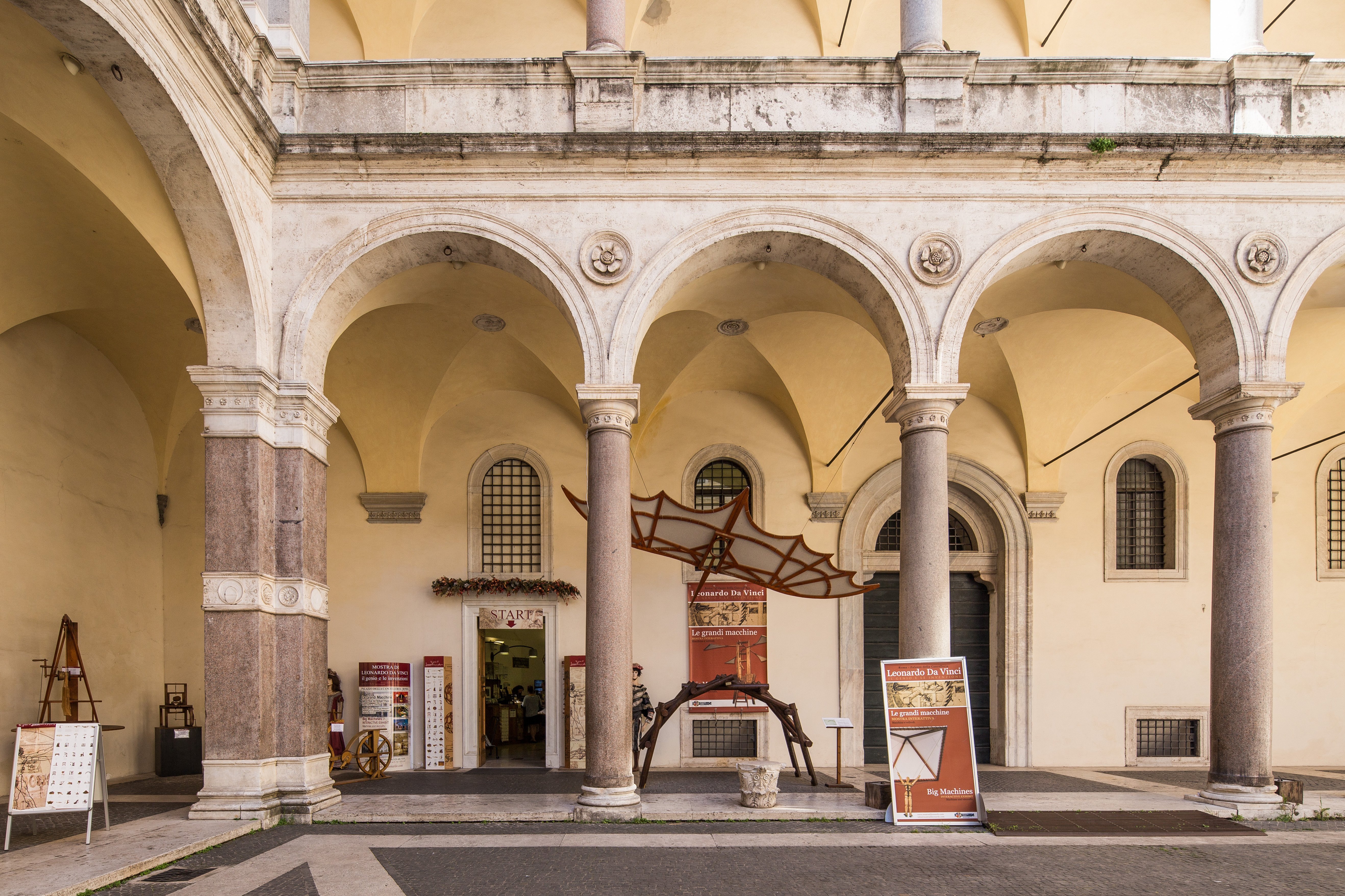 The Leonardo Da Vinci Exhibition | Palazzo della Cancelleria