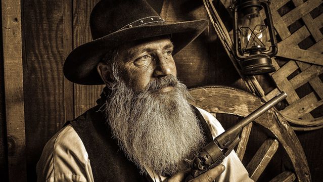 Four Bandits Old Time Photo