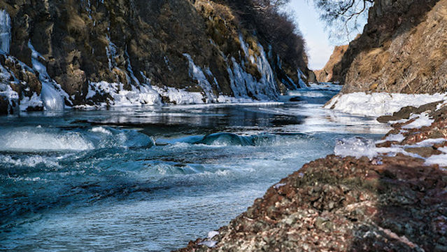 Borgarbyggð Waterfall view