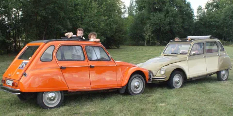 Escapade en vehicules anciens