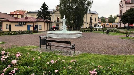 The monument of Adam Mickiewicz