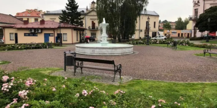 The monument of Adam Mickiewicz
