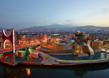 ビルバオ行き飛行機