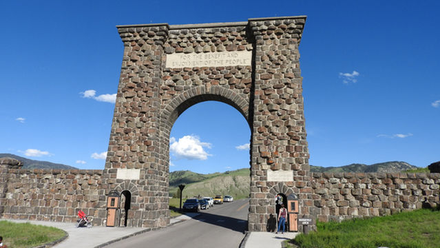 Roosevelt Arch - Yellowstone North Entrance