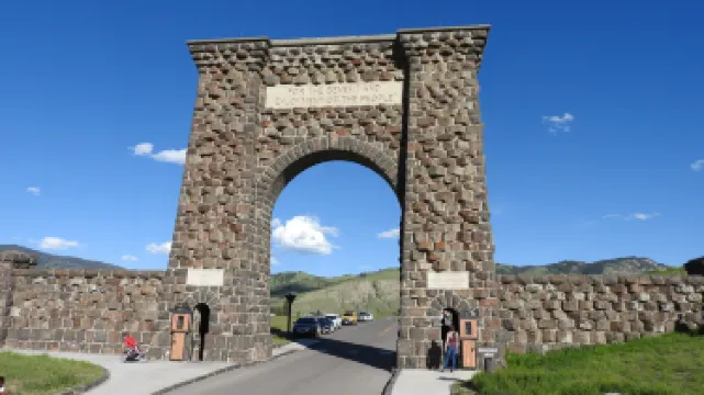 Roosevelt Arch - Yellowstone North Entrance