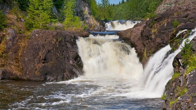 Kivach State Nature Reserve Kivach Waterfalls
