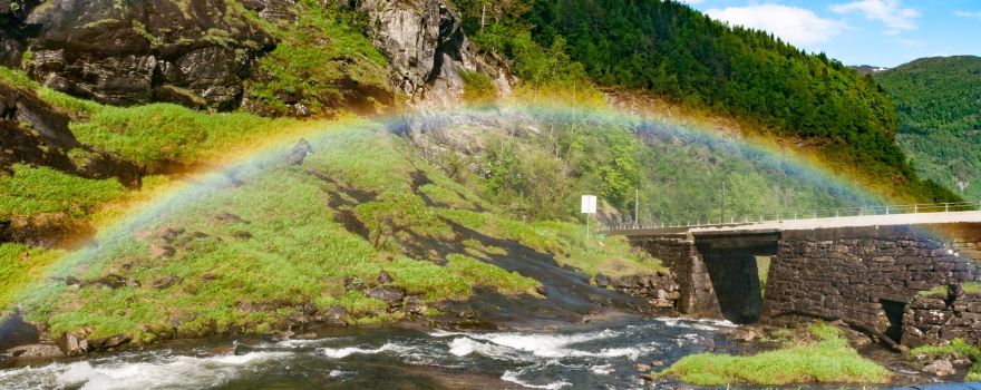 Skjervsfossen Waterfall