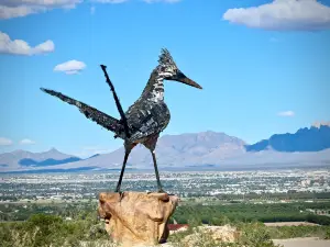 Recycled Roadrunner Sculpture