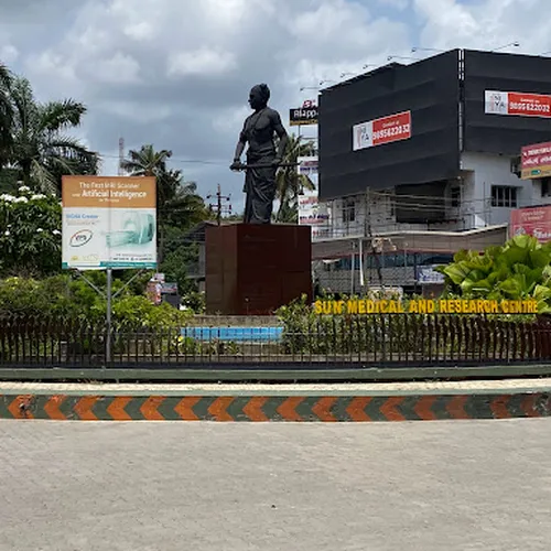 Statue of his Highness Sakthan Thampuran