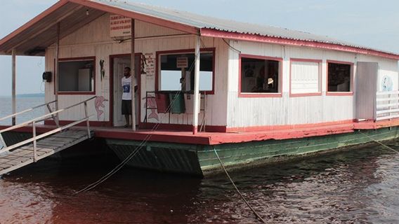 Flutuante dos Botos Cor de Rosa