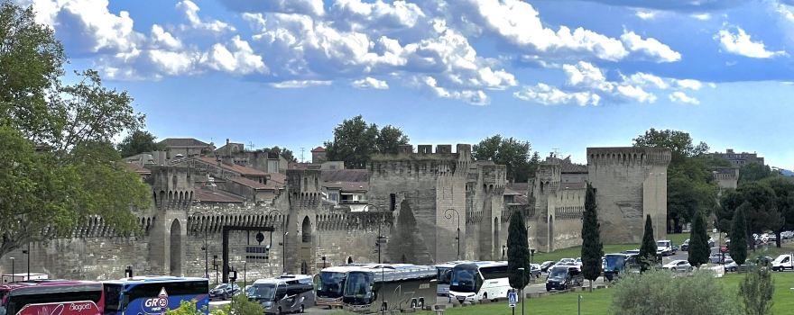 Avignon city wall