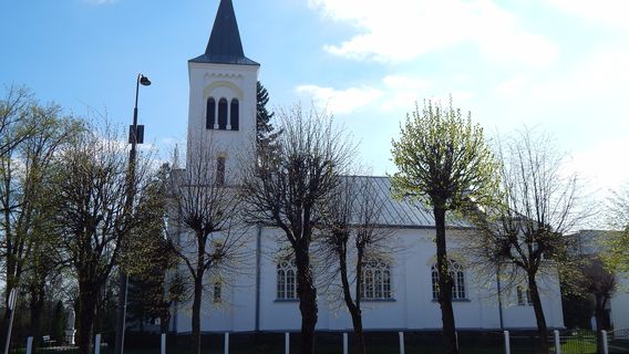 Our Lady of Sorrows Roman Catholic church in Rezekne