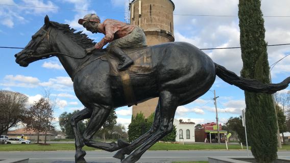 Black Caviar Statue