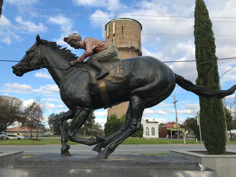 Black Caviar Statue