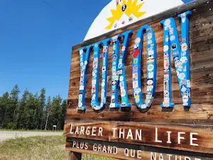Welcome to the Yukon sign