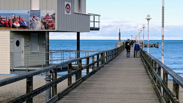 Trampoline am Strand Zinnowitz