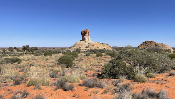 Chambers Pillar camping ground