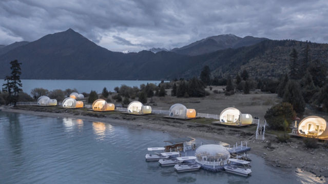 Basongcuo Starry Sky Outdoor Bubble Tent Campsite