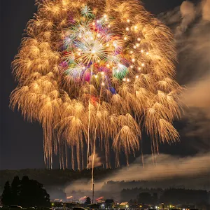 片貝祭淺原神社秋季例大祭奉納大花火