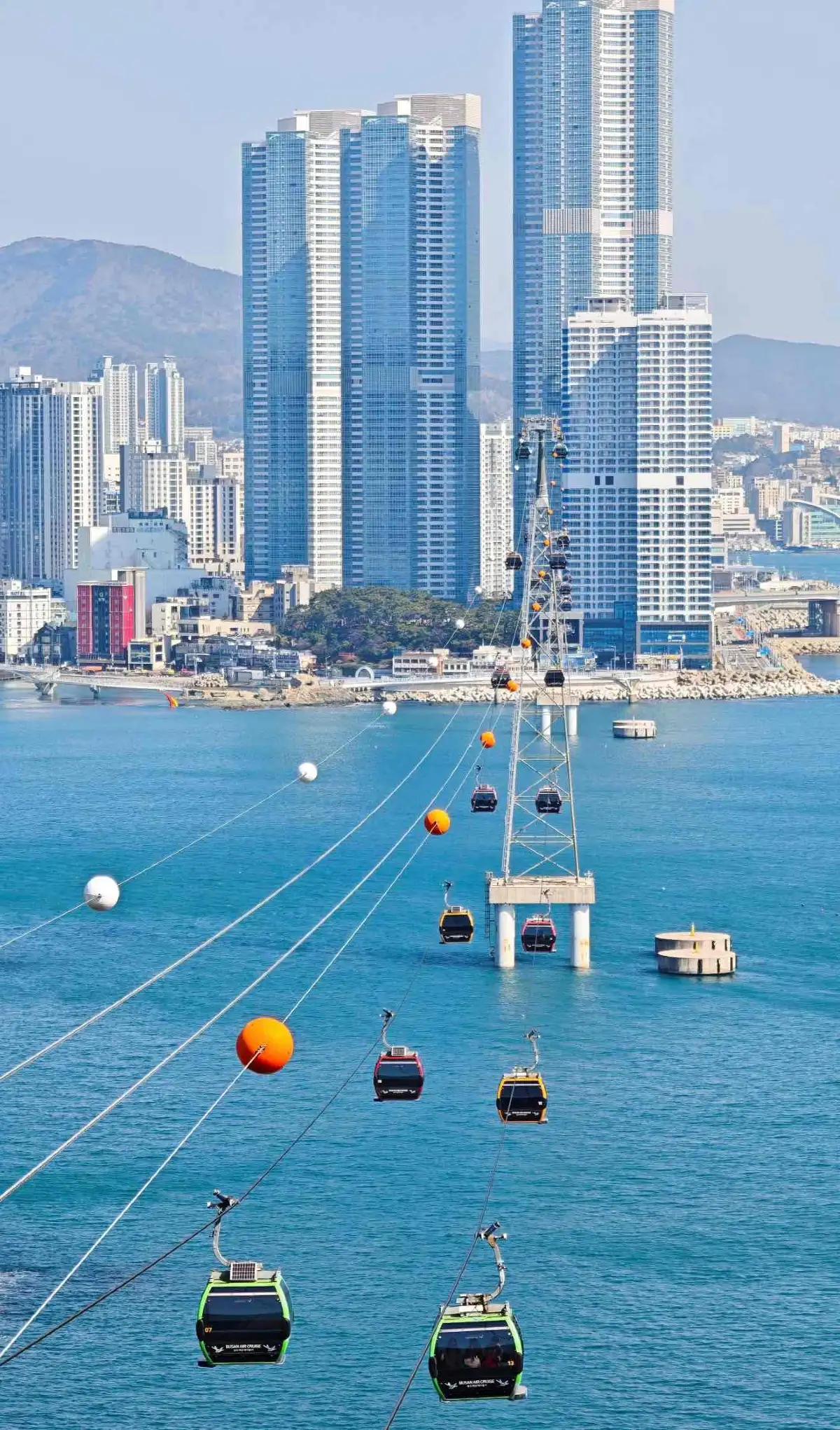 Funivia sul mare a Busan Funivia sul mare a Busan