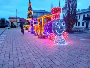 Fontanna w Łęcznej