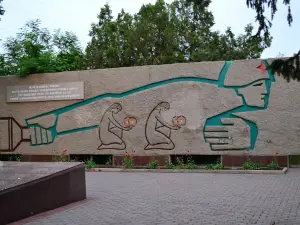 stele "On the line of fire"