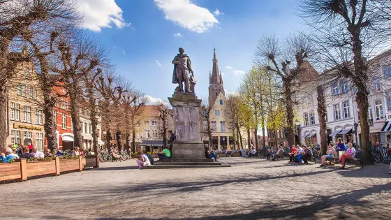 Square and Statue of Simon Stevin