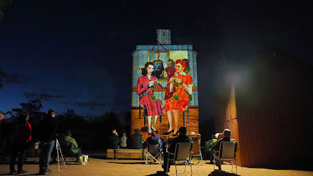 Quorn Silo Light Show