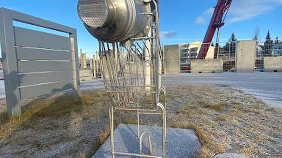 Reindeer sculpture, Sölvi Vikingur Adalbjørnsson Egilsstadir
