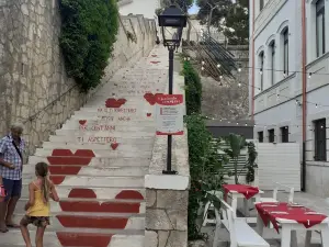 Scalinata dell'amore (la leggenda di Cristalda e Pizzomunno)