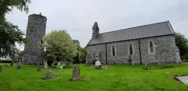 St. Daig's Monastery And Round Tower