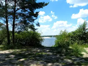 Plaża nad Zalewem Sulejowskim