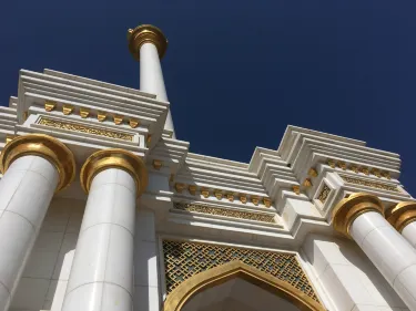 Stele with the Emblem of Tajikistan