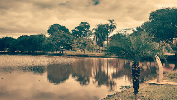 Lago Municipal, parque balneário Joubert A. Rocha