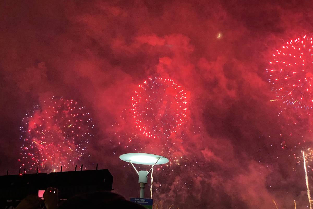 梅西百貨煙火表演