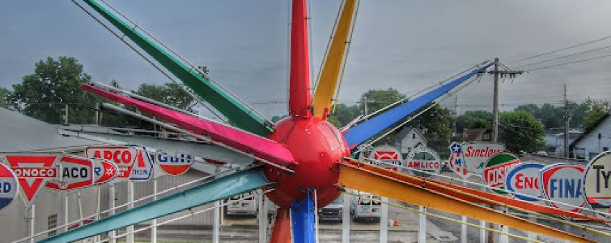 Garden of Gas Station Signs