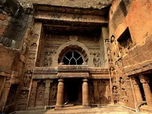 Middle View Point ( Ajanta Caves )