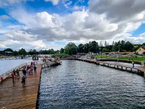 Public beach and swimming lake