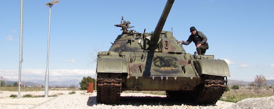 Tank monument