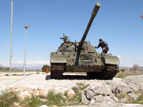 Tank monument