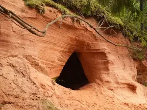 Daugenu cliffs and caves