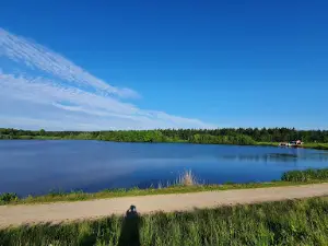 Wanderweg am Stauwerk Thülsfelder Talsperre