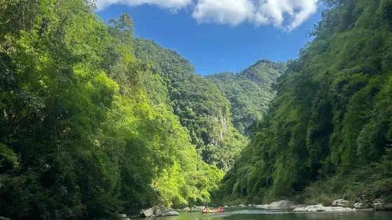 杉木河漂流