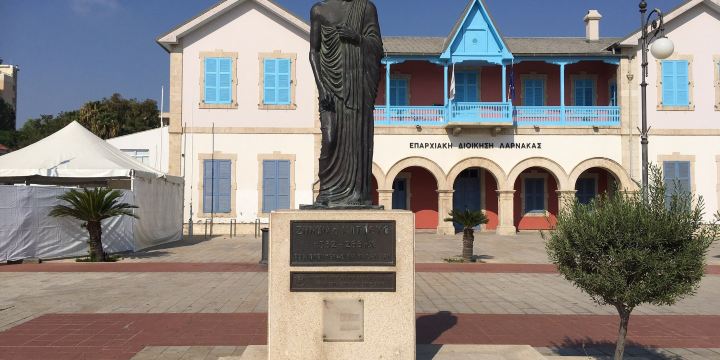 Zeno of Kition Statue
