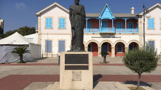 Zeno of Kition Statue