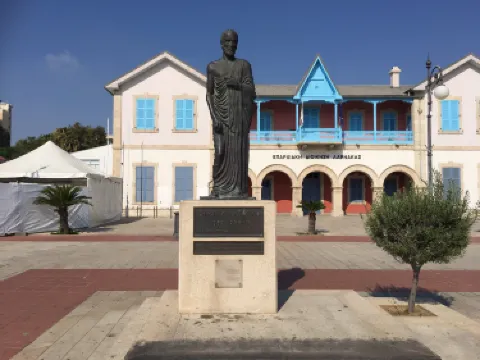 Zeno of Kition Statue