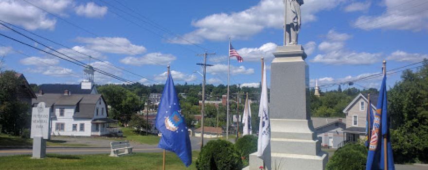 Caribou Veterans Memorial Park Statue