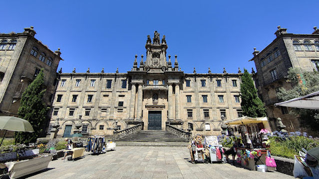 centro histórico Santiago de compostela