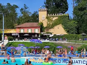 Water Park Blue Bubbles